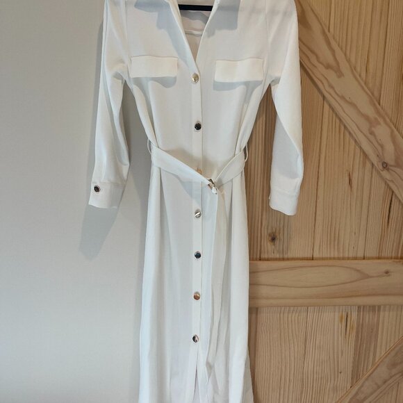 ZARA: Midi Shirt Dress - Picture 2 of 5